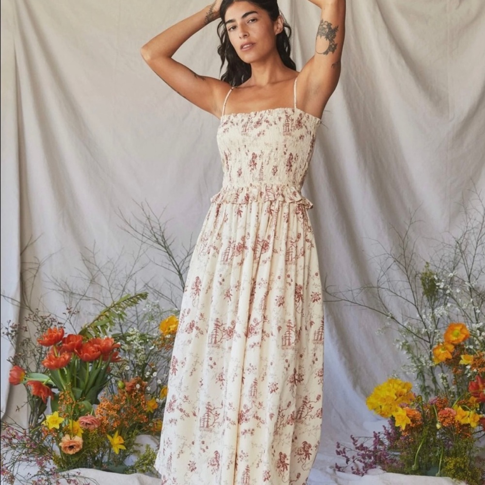 Christy Dawn - Felicity Dress in Redwood Toile